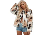 Lookbook Ladies Faux Fur Jacket Fashion Winter Cardigan Cocktail Party Wear