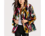 Lookbook Womens Winter Luxury Faux Fur Coat Warm Plush Cardigan Jacket