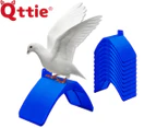 Qttie Pigeon Dove Rest Stand Frame Dwelling Perches Roost Bird Supplies Set 10pcs