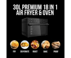 Kitchen Couture 30L 5-in-1 Multifunctional Air Fryer - Black 10003607