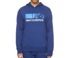 New Balance Men's Sport Bold Logo Hoodie - Navy