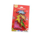 Stainless Steel Dinosaurs Cookie Cutters Molds Set
