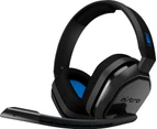 ASTRO A10, Wired 3.5mm Jack, Over-Ear Gaming Headset, with Boom Mic, for PC PS4 Xbox, Blue/Black
