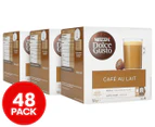 3 x 16pk Nescafé Dolce Gusto Café Au Lait Coffee Capsules