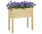 vidaXL Garden Planters 2 pcs 70x31x70 cm Solid Pinewood