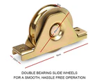 BJWD Sliding Gate Hardware Kit Wheels Steel Track Keeper Roller Guide Stopper +wheels