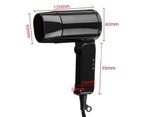 BJWD 12V Hairdryer Portable Hair Dryer Hot And Cold Dry Styling Window Defroster Caravan Camping Travel
