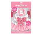 Baby Shower Pink Deluxe Diaper Cake Kit Size: One Size