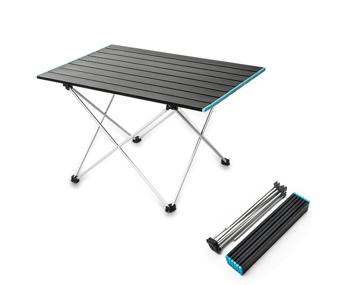 Camping Table,Portable Lightweight Folding Table with Aluminum Table Top and Carry Bag, Perfect for Outdoor, Hiking, Fishing, Beach, Picnic