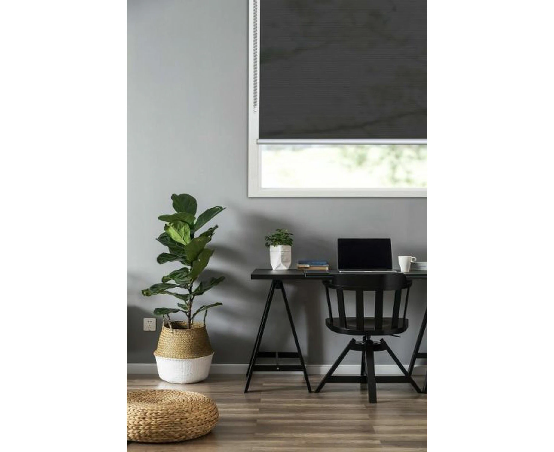 Home Lving Mirage Roller Blind (Black)