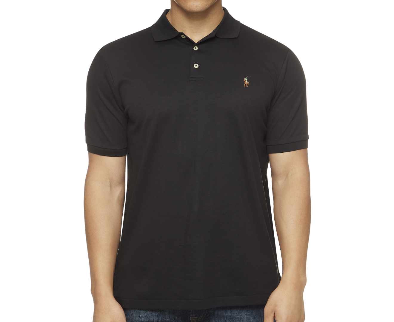 Polo Ralph Lauren Men's Core Replen Soft-Touch Polo Shirt - Polo Black ...