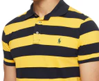 Polo Ralph Lauren Men's Classics Stripe Polo Shirt - Yellow/Navy