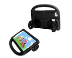 DK Kids Heavy Duty Rugged Case with Kickstand for Galaxy Tab 8.0 inch-Black