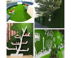 BJWD 10SQM Artificial Synthetic Grass Turf Plastic Green Fake Plant Lawn Floor 15mm