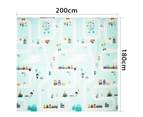 2x1.8m Foldable Baby Play Mat XPE Foam Double Sided 1cm Thick Free Carry Bag 7
