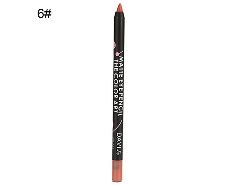 12 Colors Waterproof Lipstick Pencil Silky Matte Lip Liner Long Lasting Cosmetic-6