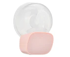 Portable Electric Breast Pump USB Silent Wearable Hands-Free Automatic Milker Gift for Mom Pink