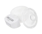 Portable Electric Breast Pump USB Silent Wearable Hands-Free Automatic Milker Gift for Mom Grey