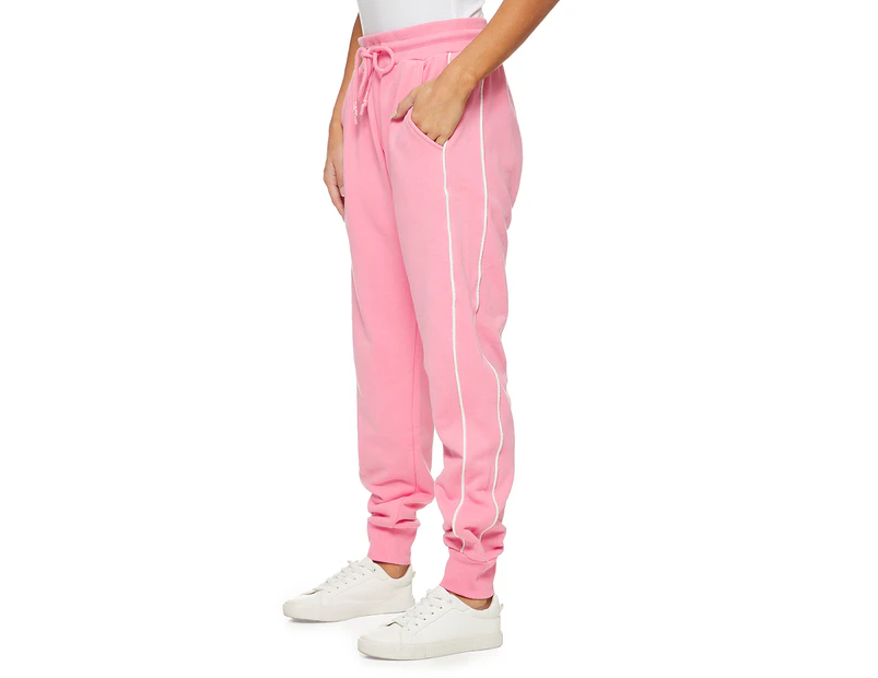 All About Eve Women's Society Trackpants / Tracksuit Pants - Rose