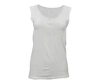 Womens Merino Wool Thermal Singlet Tops - Women's Top - Beige