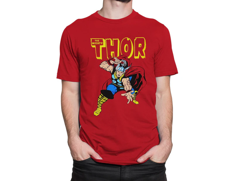 Thor War Hammer Red T-Shirt
