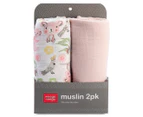 Weegoamigo Baby Muslin Wraps 2-Pack - Kimmy Koala