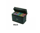 80PCS Marker Pen Set Dual Heads Graphic Artist Craft Sketch Copic Black