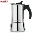 Guzzini 4 Cup Giulietta Stainless Steel Induction Moka Coffee Maker