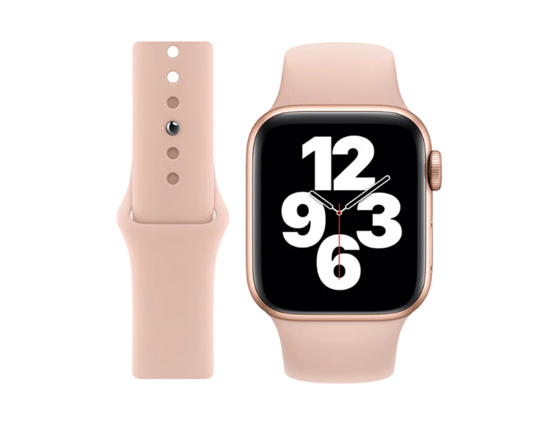 Silicone Sport Replacement Band for Apple Watch 38mm-Pink