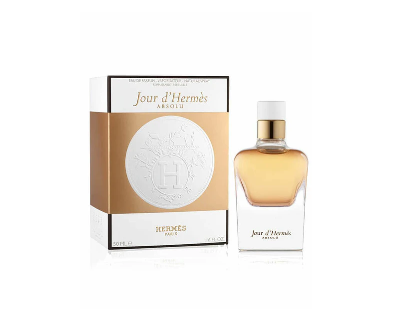 Jour D'hermes Absolu by Hermes Eau De Parfum Spray Refillable 1.6 oz for Women