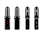 4-in-1 Bluetooth Car Hands-Free Kit with Music Transmitter-Black