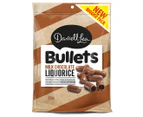 Darrell Lea Liquorice Bullets Milk Chocolate 250g