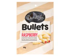 Darrell Lea Bullets White Chocolate Raspberry 200g