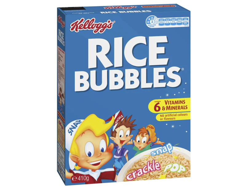 Kellogg's Rice Bubbles 410g