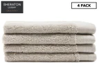 Sheraton Luxury Maison Byron Face Washer 4-Pack - Moonstruck