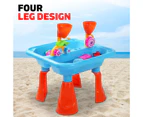 23 Piece Kids Toy Play Table Set Outdoor Water Sandpit Children Fun Beach Toys