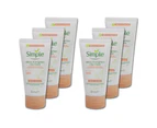 6 x Simple 50ml Detox & Brighten Clay Mask/Cleansing Facial Care f/All Skin Types
