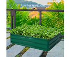 Costway Outdoor Raised Garden Bed Vegetable Planter Box Herbs Flower Yard Patio  100 x 80 x 30 cm