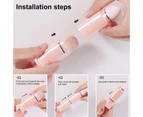 8Pcs/Set Makeup Brush Practical Exquisite Artificial Fiber Retractable Eye Shadow Brush for Face-Skin Color