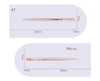 8Pcs Eyebrow Brushes Gentle Hair Reusable Lightweight Eye Shadow Concealer Cosmetic Blending Make Tool for Lady