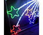 Shooting Stars Street Motif 218cm Rope Light Motif - Multicolour