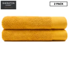 Sheraton Luxury Maison Byron Bath Towel 2-Pack - Mustard
