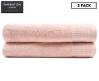 Sheraton Luxury Maison Greenwich Bath Towel 2-Pack - Peach Whip