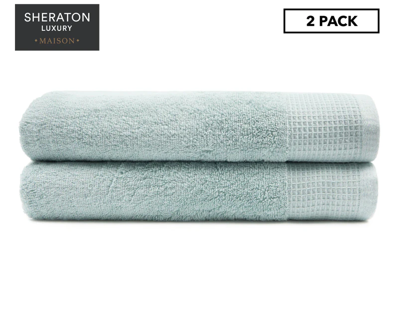 Sheraton Luxury Maison Greenwich Bath Towel 2-Pack - Cloud Blue