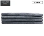 Sheraton Luxury Maison Greenwich Hand Towel 4-Pack - Charcoal