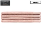 Sheraton Luxury Maison Greenwich Hand Towel 4-Pack - Peach Whip