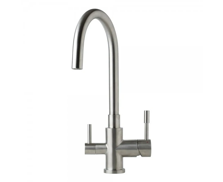 SWEDIA Otto Stainless Steel Kitchen Mixer with Filtered Water Outlet - Brushed