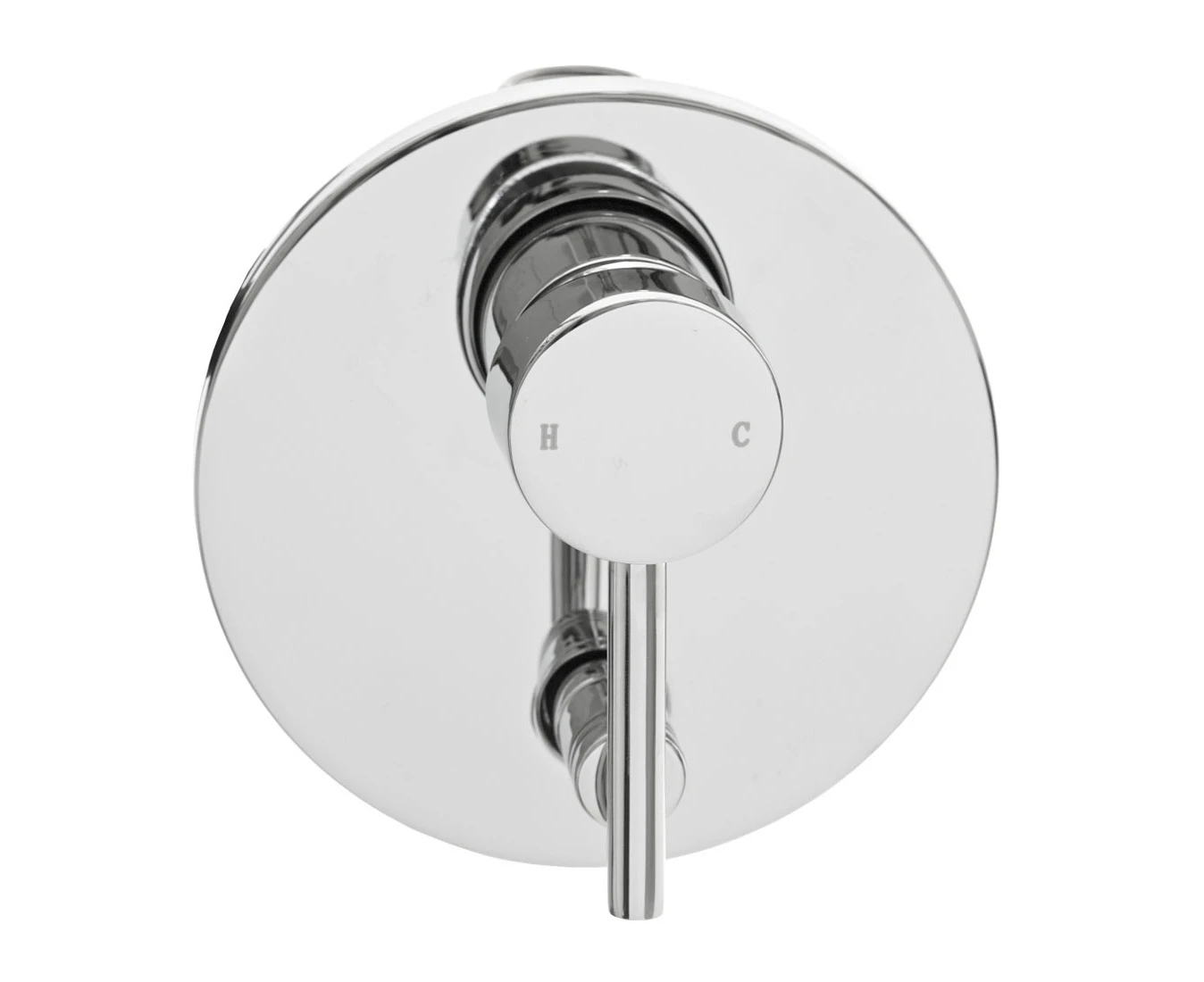 VALE Molla Wall Mounted Bath and Shower Mixer with Diverter - Chrome