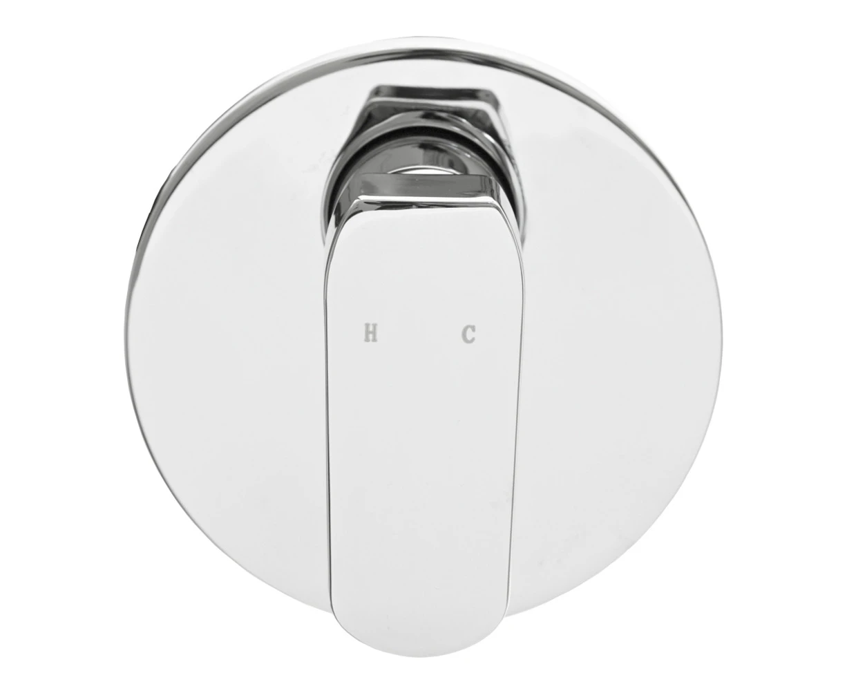 VALE Grande Wall Mounted Bath and Shower Mixer with Diverter - Chrome