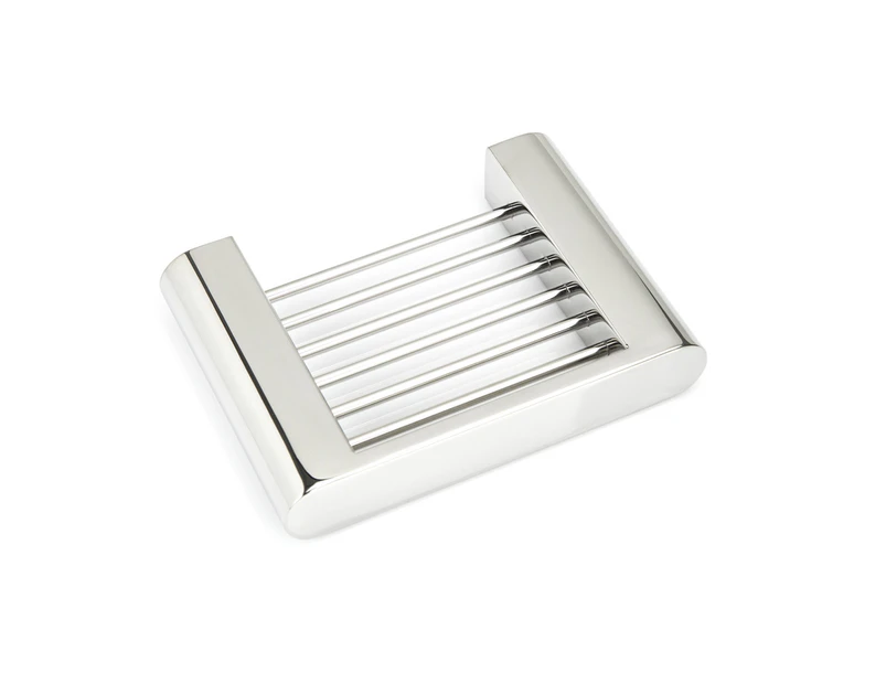 VALE Fluid Soap Basket Dish - Polished Stainless Steel